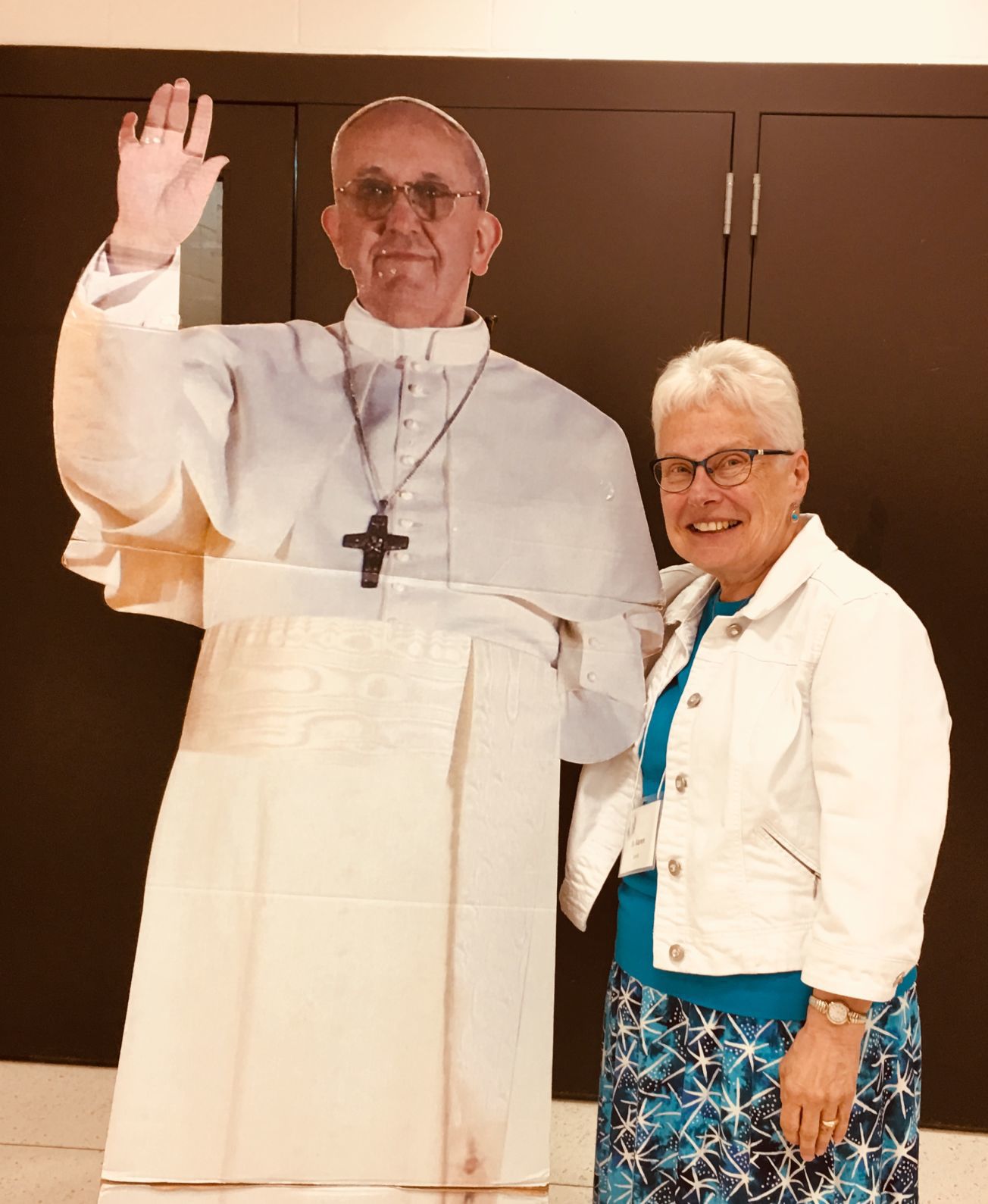 Sister Karen and pope